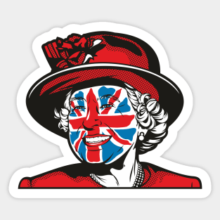 Queen Elizabeth Sticker